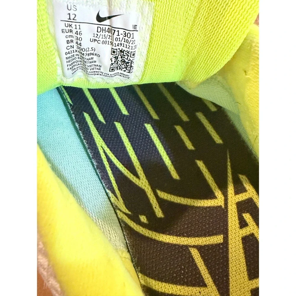 Nike Air Zoom‎ Pegasus 39 Sneakers Men 12 Barely Green Volt Shoes Low DH4071-301